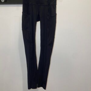 Black Lululemon Fast and Free High-Rise Leggings